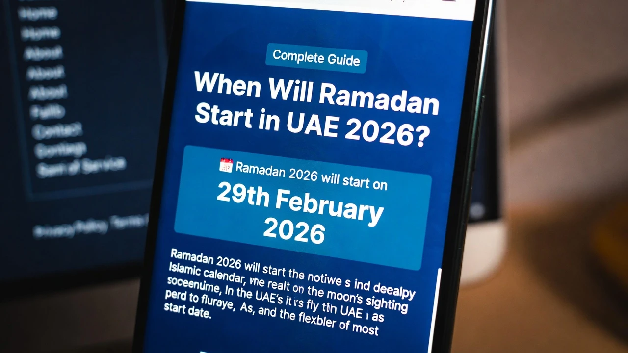 When Will Ramadan Start in UAE 2026? Complete Guide
